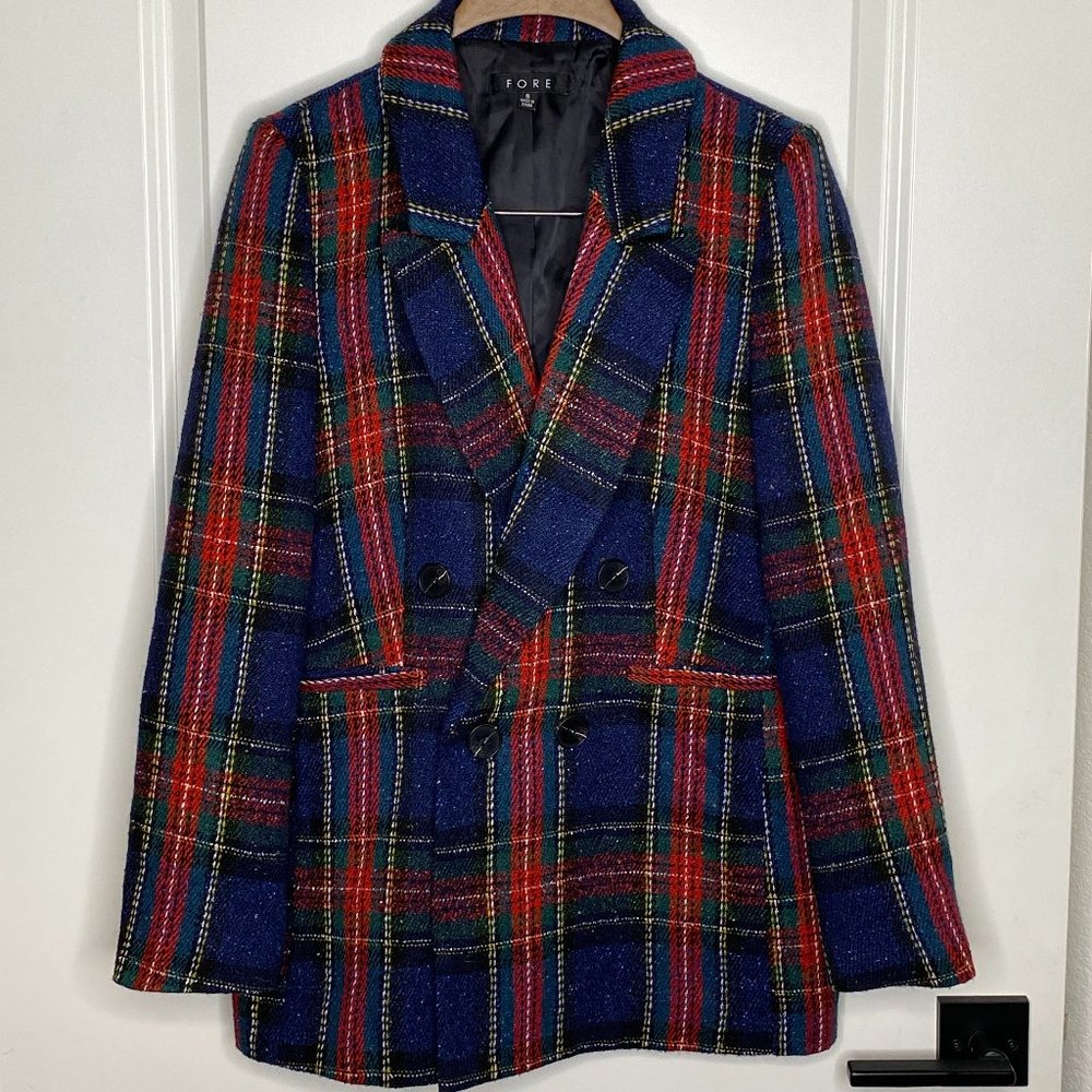 Fore Plaid Blazer